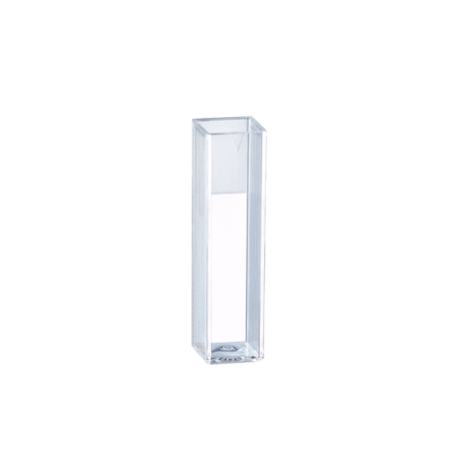 Cuvette, 4.2 ml, (HxW): 45 x 12 mm, PMMA, transparent, optical sides: 2