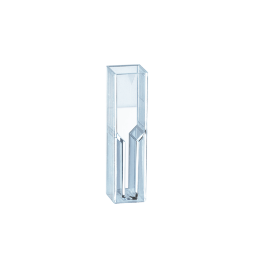 Semi-micro cuvette, 3 ml, (HxW): 45 x 12 mm, PS, transparent, optical sides: 2