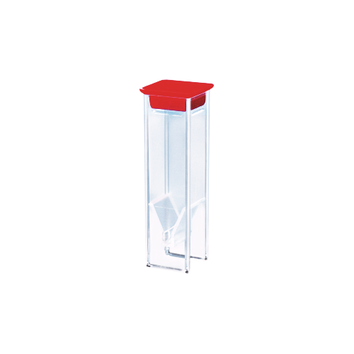 UV cuvette, 2 ml, (HxW): 45 x 12 mm, special plastic, transparent, optical sides: 2