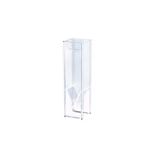 UV cuvette, 2 ml, (HxW): 45 x 12 mm, special plastic, transparent, optical sides: 2