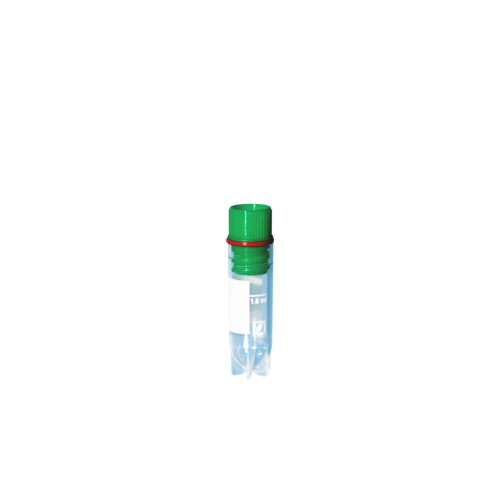 CryoPure tubes, 2 ml, QuickSeal screw cap, green, Internal Thread