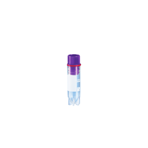 CryoPure tubes, 2 ml, QuickSeal screw cap, violet, Internal Thread